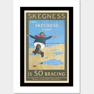 Skegness Vintage Travel Poster Posters and Art